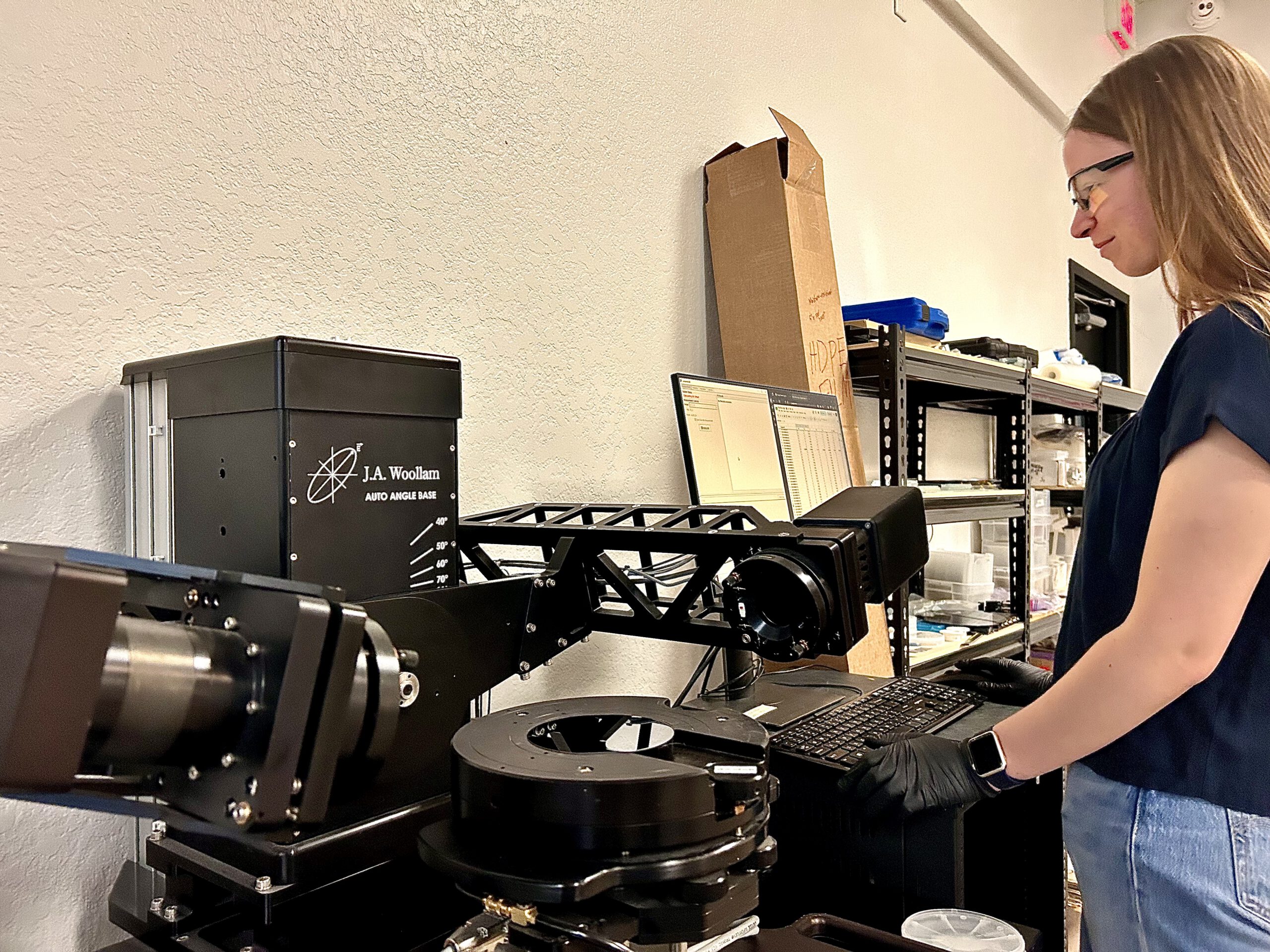 Swift Coat's Sandra Uses Our Ellipsometer